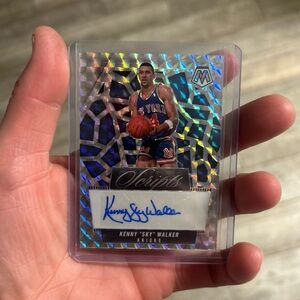 Kenny Walker Auto Mosaic Prizim  Basketball Card